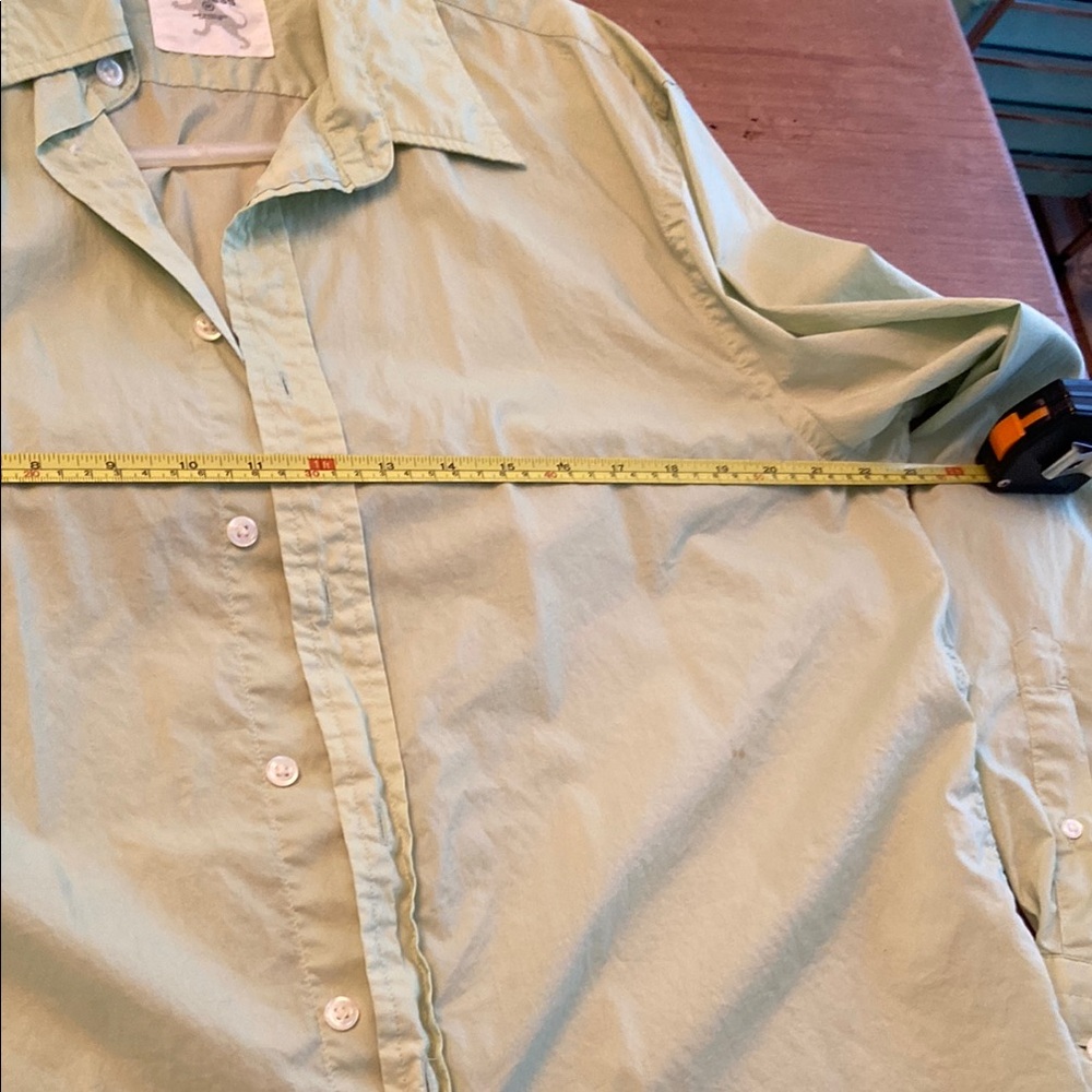 Men’s Express Green Casual Button Down Shirt